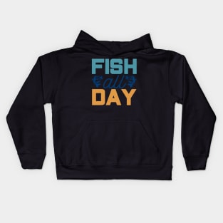 fish au day Kids Hoodie